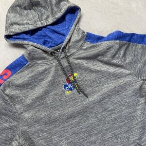 Kansas Jayhawks Hoodie‎ Men's M Gray Coloseum Sweatshirt College Football NCAA